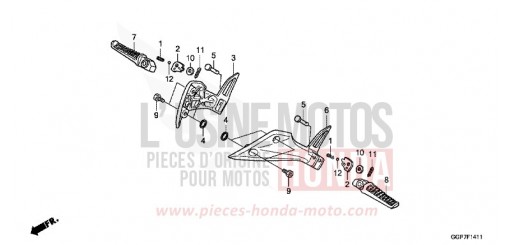 MARCHEPIED SELLE TANDEM (NSC502WH/T2) NSC50T2F de 2015
